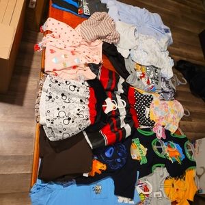 Lot of baby toddler clothes